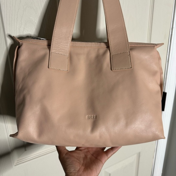 BREE Leather Tote Bag w Top handle - Picture 9 of 10